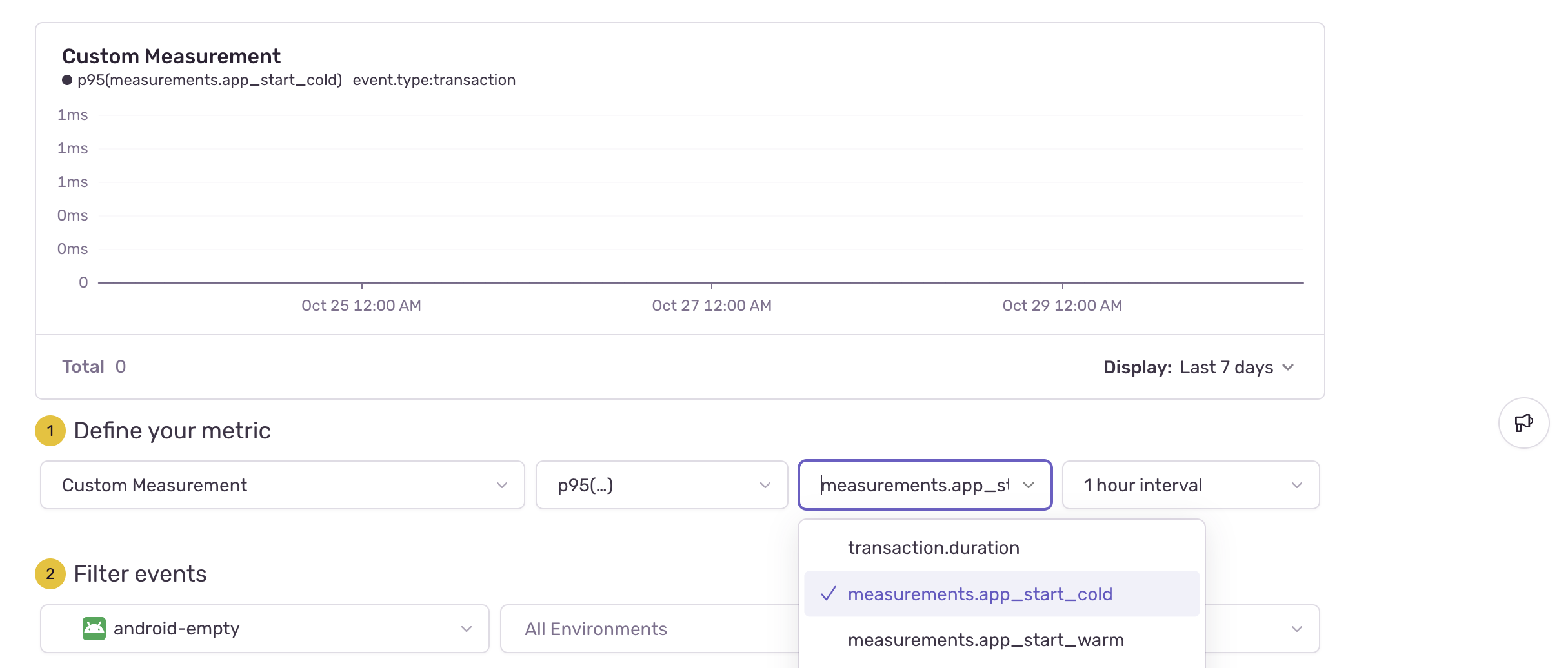 Mobile Vitals measurements are now available in alerts